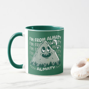 ICH BIN AUS ALMATY KAZAKHSTAN TASSE