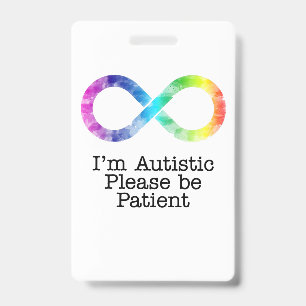 Ich bin Autistisch, Bitte haben Sie Geduld - Aquar Ausweis