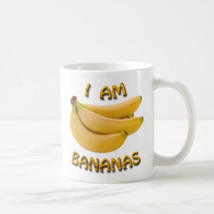 Ich bin Bananen Classic White Coffee Tasse