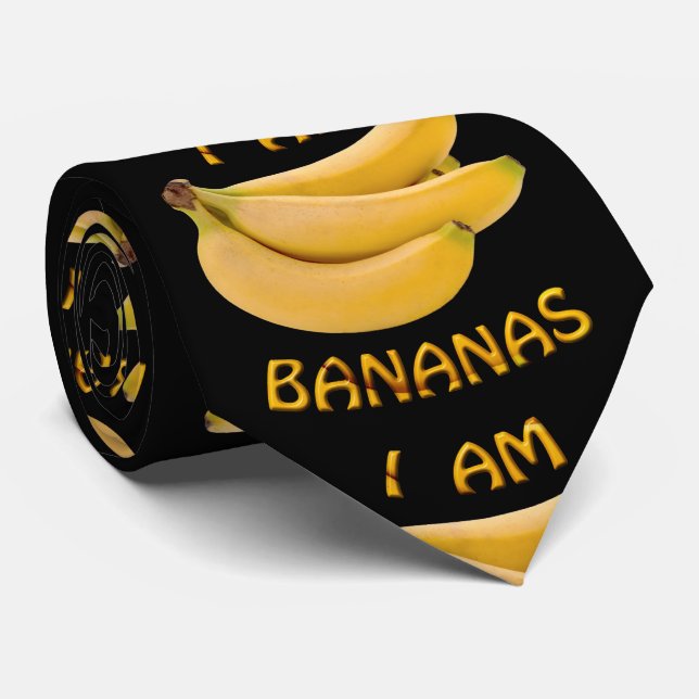 Ich bin Bananen Neck Tie Krawatte (Gerollt)