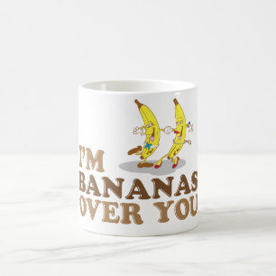 Ich bin Bananen über Ihnen - Tanzen-Bananen Kaffeetasse