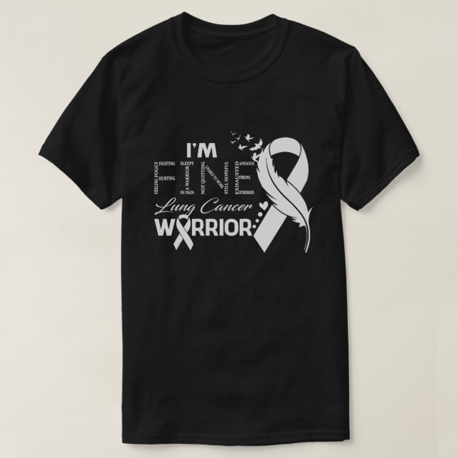 Ich bin Bärenkrieger-Bewusstseinsgefühl T-Shirt (Design vorne)