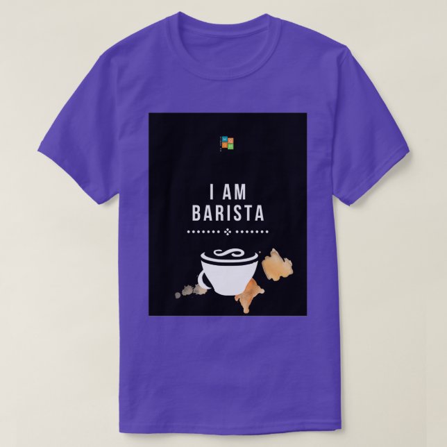 ICH BIN BARISTA T-Shirt (Design vorne)