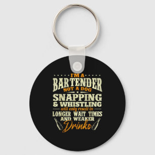 Ich bin Barkeeper, nicht ein Hund - Tapster Barten Schlüsselanhänger
