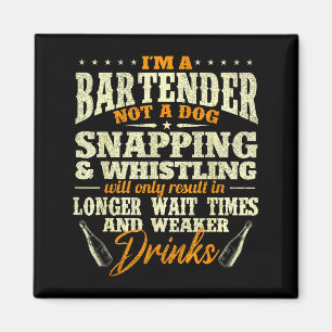 Ich bin Barkeeper, nicht Hund - Tapster Bartending Magnet