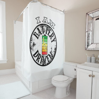 Ich bin batteriebetriebener Duschvorhang