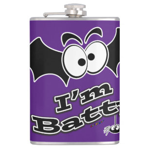 Ich bin Batty Crazy Eyes Flachmann