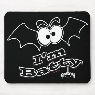 Ich bin Batty Crazy Eyes Mousepad