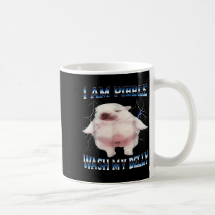 Ich bin Bble wasche meinen Bauch Bble Meme lustige Kaffeetasse