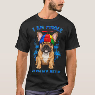 Ich bin bble wasche meinen Bauch lustiger T Bulldo T-Shirt
