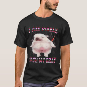 Ich bin bble wasche meinen Bauch Lustiges Hunde-Me T-Shirt
