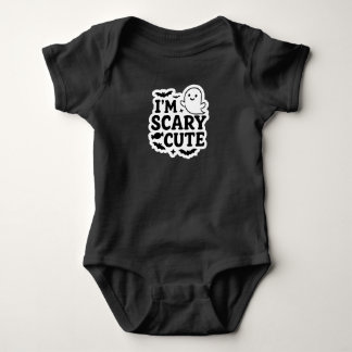 Ich bin Beängstigendes Niedliches KinderHalloween Baby Strampler