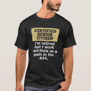 Ich bin begeistert, aber ich arbeite Teilzeitalter T-Shirt