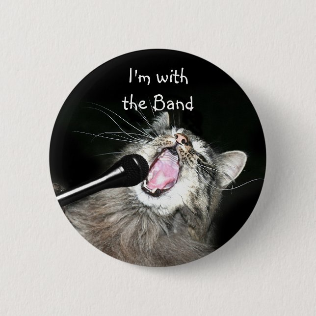 Ich bin bei der Band Button (Vorderseite)