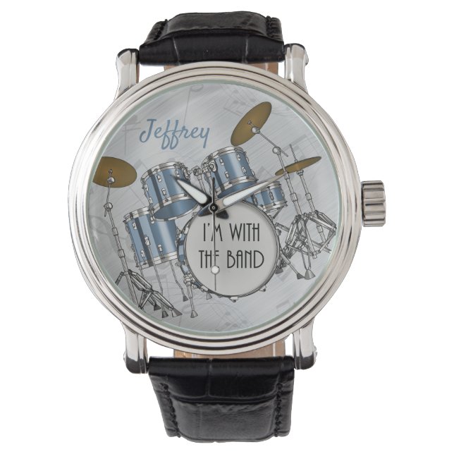 Ich bin bei der Band Mens Watch Armbanduhr (Vorderseite)