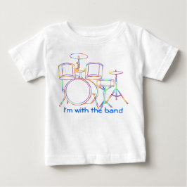 Ich bin bei der Band T - Shirt Drums