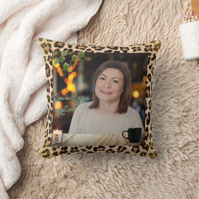 "Ich bin bei dir, meine Liebe" Memorial Throw Kiss Kissen (Decke)