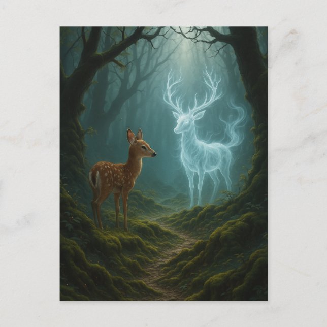 Ich bin bei dir postkarte (Vorderseite)