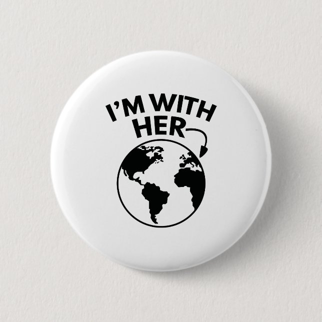 Ich bin bei ihr button (Vorderseite)