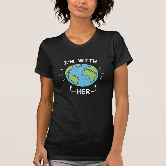 Ich bin bei ihr T-Shirt (Vorderseite)