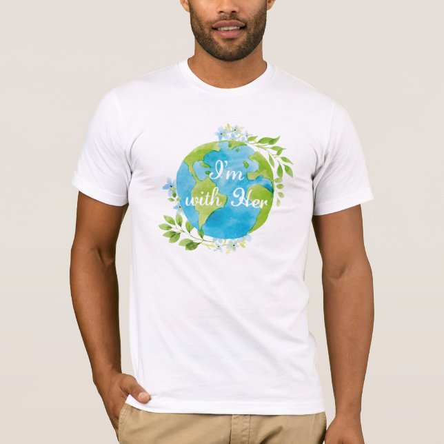 Ich bin bei ihr T-Shirt (Vorderseite)