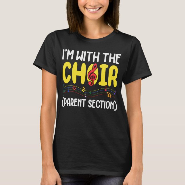 Ich bin beim Chor T-Shirt (Vorderseite)