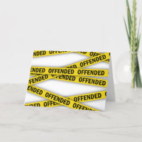 Ich bin beleidigt Polizei-Band nicht überqueren