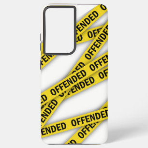 Ich bin beleidigt Polizei-Band nicht überqueren Samsung Galaxy Hülle