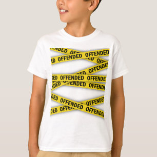 Ich bin beleidigt Polizei-Band nicht überqueren T-Shirt