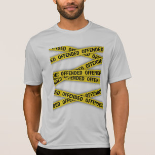 Ich bin beleidigt Polizei-Band nicht überqueren T-Shirt