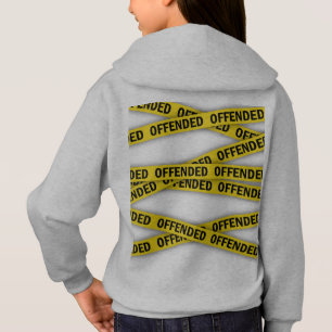 Ich bin beleidigt Polizeiband nicht überqueren Hoodie