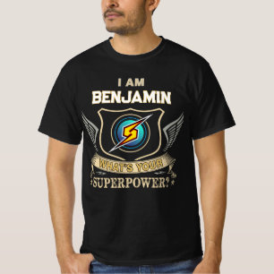 Ich bin BENJAMIN Was ist dein Superhelden-Power T-Shirt