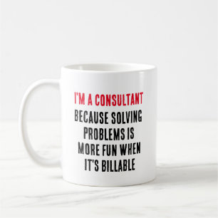 Ich bin Berater - denn die Lösung von Problemen is Kaffeetasse