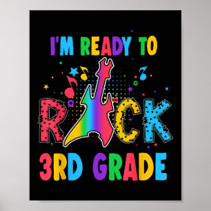 Ich bin bereit, 3. Klasse Gitarre zurück zur Schul Poster