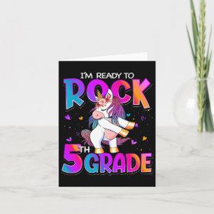 Ich bin bereit, 5. Klasse Einhorn CK zu Schule G Karte