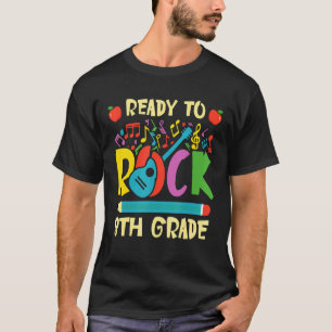 Ich bin bereit, 8. Klasse Gitarre zurück zur Schul T-Shirt