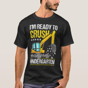 Ich bin bereit, das Baufahrzeug des Kindergartens T-Shirt