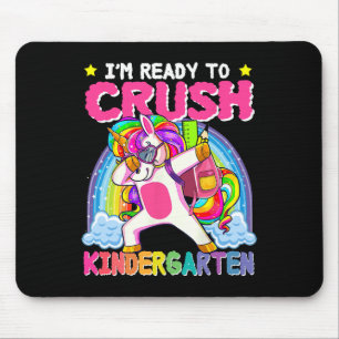 Ich bin bereit, das Einhorn im Kindergarten am ers Mousepad