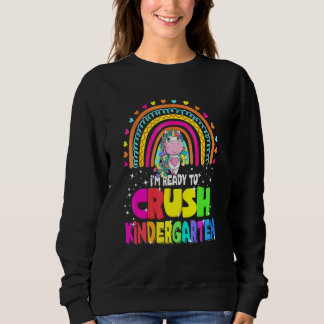 Ich bin bereit, das Kindergartenteam für Boy Girl Sweatshirt