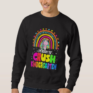 Ich bin bereit, das Kindergartenteam für Boy Girl Sweatshirt