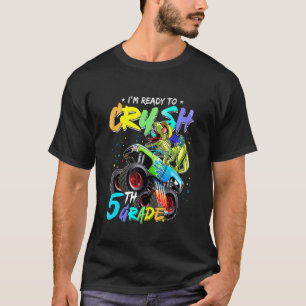 Ich bin bereit, das Monster Truck Dinos der fünfte T-Shirt