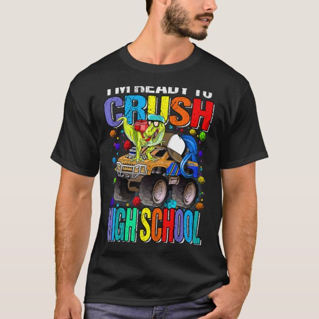 Ich bin bereit, das Monster Truck Dinos von der Hi T-Shirt (Vorderseite)