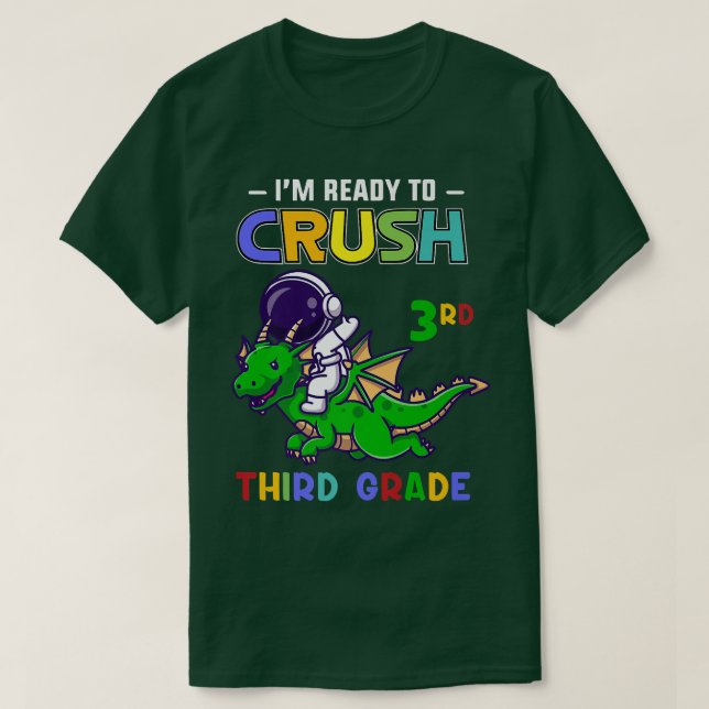 Ich bin bereit, das Rennen des dritten Grades des  T-Shirt (Design vorne)