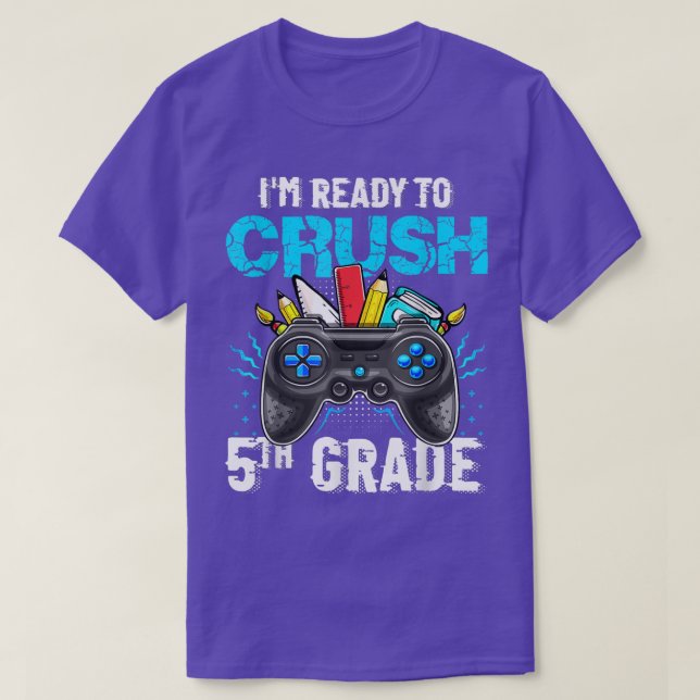 Ich bin bereit, das Video der 5. Klasse wieder in  T-Shirt (Design vorne)