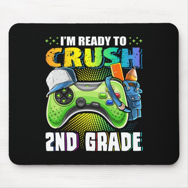 Ich bin bereit, das Video Ga der zweiten Klasse zu Mousepad (Vorne)