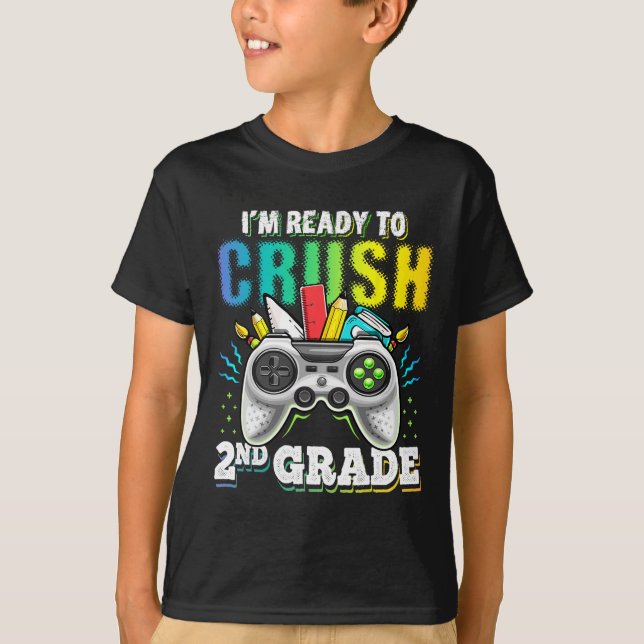 Ich bin bereit, das Video Ga der zweiten Klasse zu T-Shirt (Vorderseite)