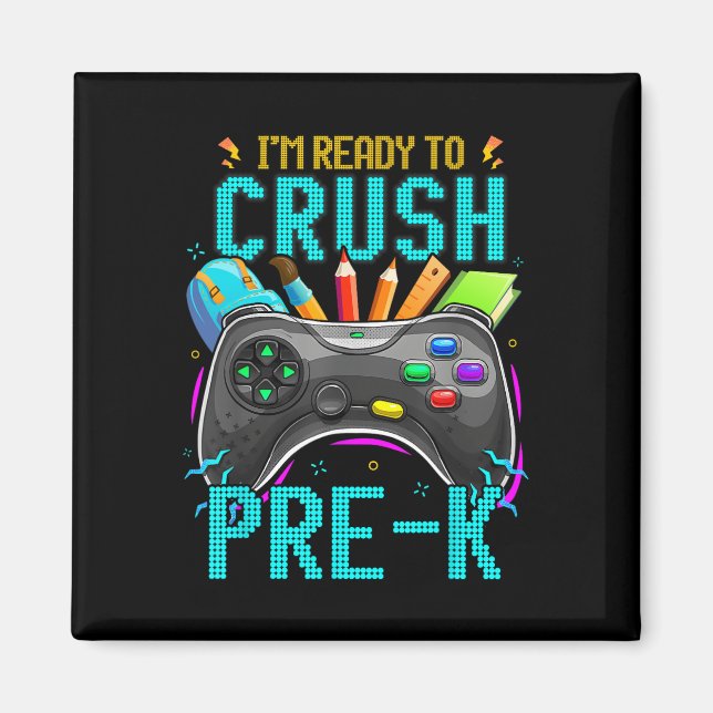 Ich bin bereit, das Video-Spiel "Pre-k CK to Schoo Magnet (Vorne)