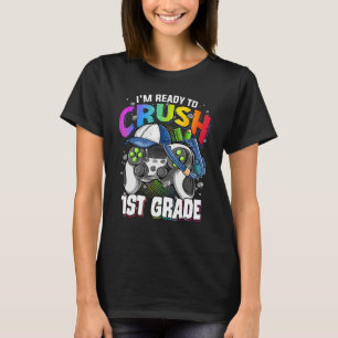 Ich bin bereit, das Video zum Zurück in die Schule T-Shirt