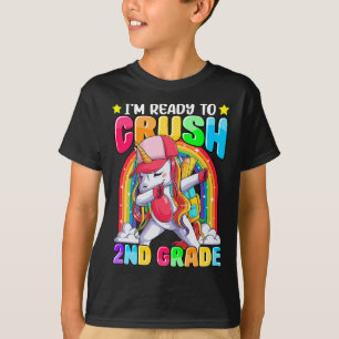 Ich bin bereit, das zweitklassige Dabbing-Einhorn  T-Shirt