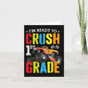 Ich bin bereit, den 1st Grade Boy Monster zurückzu Karte